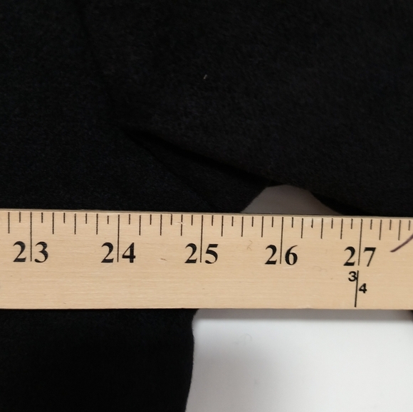 New Black Wool Coat / Size XL - Picture 8 of 10